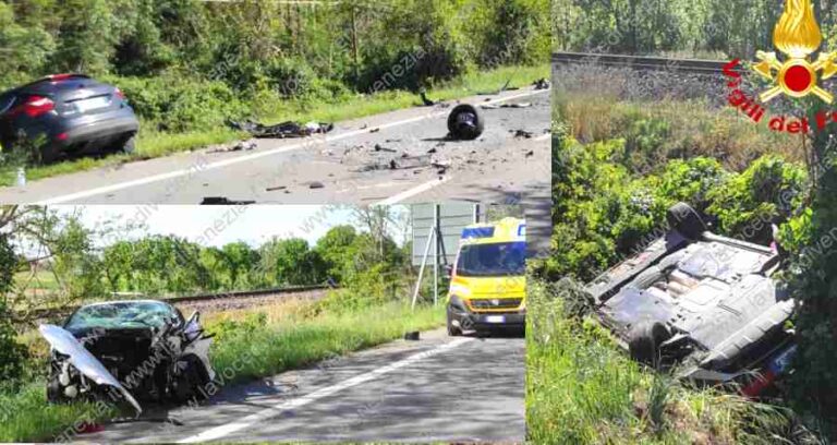 Incidente In Romea Mercoledì Pomeriggio, Carambola Tra Tre Auto: Un ...